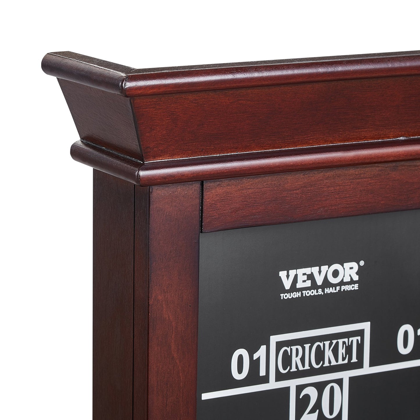 Dartboard and Cabinet Set Official Size Complete Accessories Steel Tip Darts