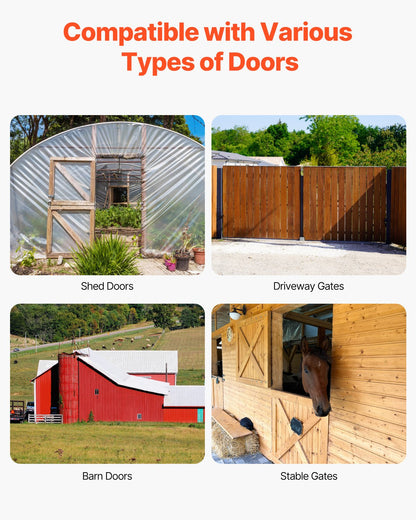 Gate Corner Brace Bracket 2 Set Anti Sag Gate Frame Hardware Kit Black