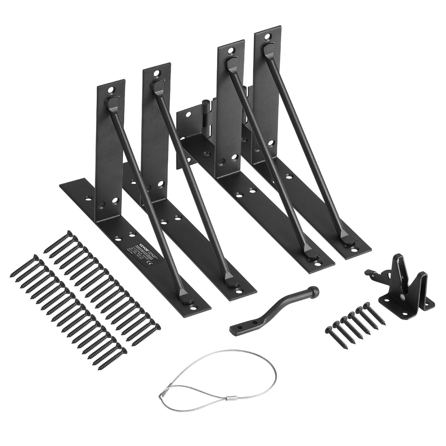 Gate Corner Brace Bracket Anti Sag Gate Frame Hardware Kit for Stable Gate