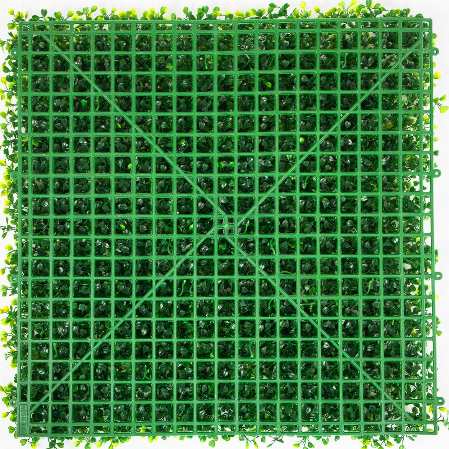 Konstgjorda buxbompaneler, 6 st 20"x20" buxbomshäckväggpaneler, PE konstgräsbakgrundsvägg 1,6", privathäcksskärm för dekoration av utomhus, inomhus, trädgård, staket och bakgård