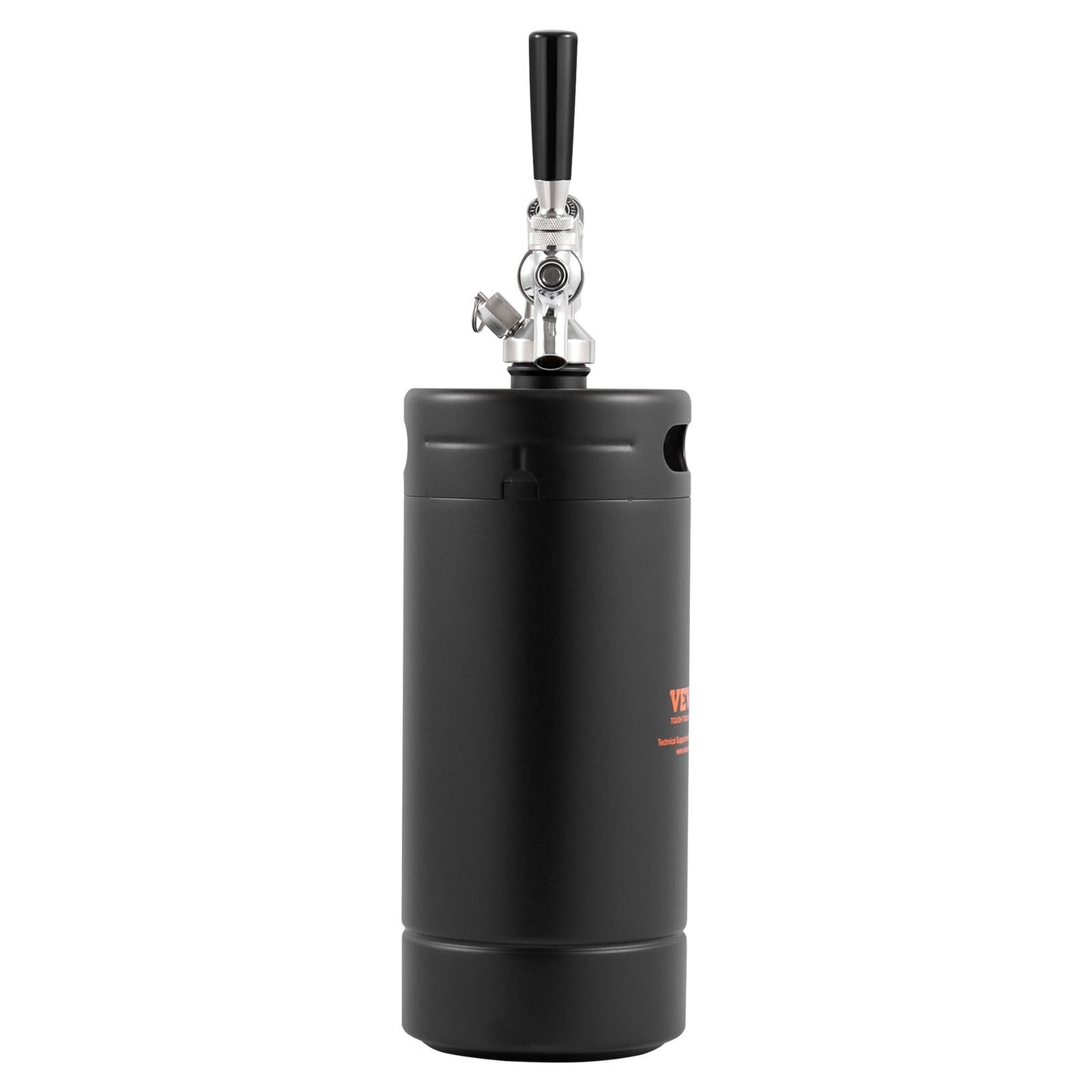 Trycksatt Growler Mini ölfat Fatöl Growler Home 128Oz 4L Svart