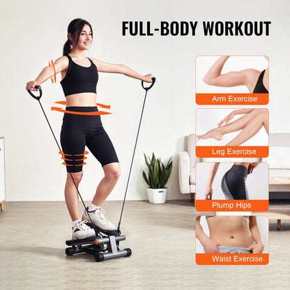 Treppenstufen für das Heimtraining Mini-Stepper mit Widerstandsbändern