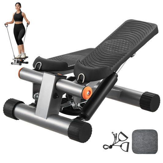 Stair Steps for Home Workout Mini Stepper with Resistance Bands