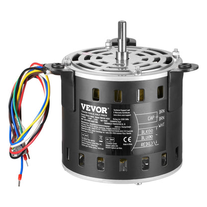 1/5HP Oven Fan Motor 220V 1.45A 1100RPM 3-speed 8μF/450V capacitor