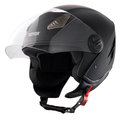 3/4-Face Motorcycle Helmet Motocross Helmet with Bluetooth Slot