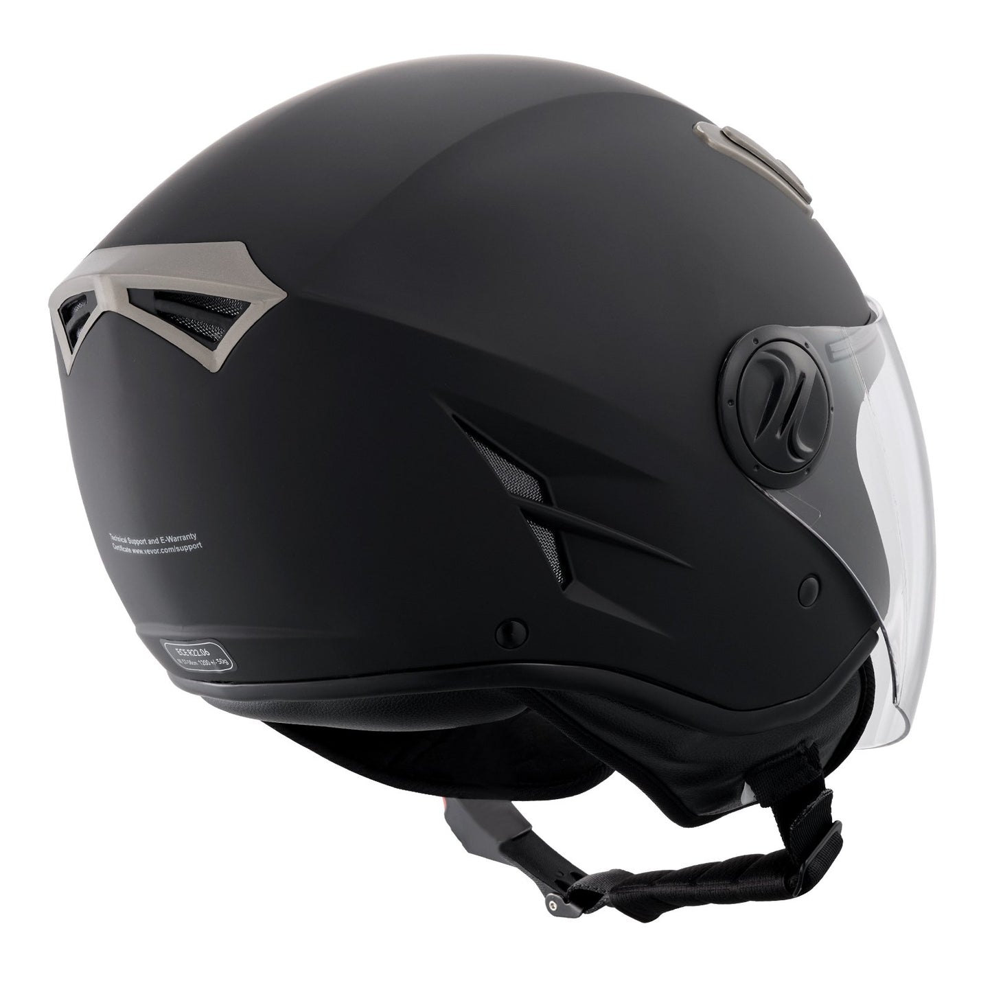3/4-Face Motorcycle Helmet Motocross Helmet with Bluetooth Slot