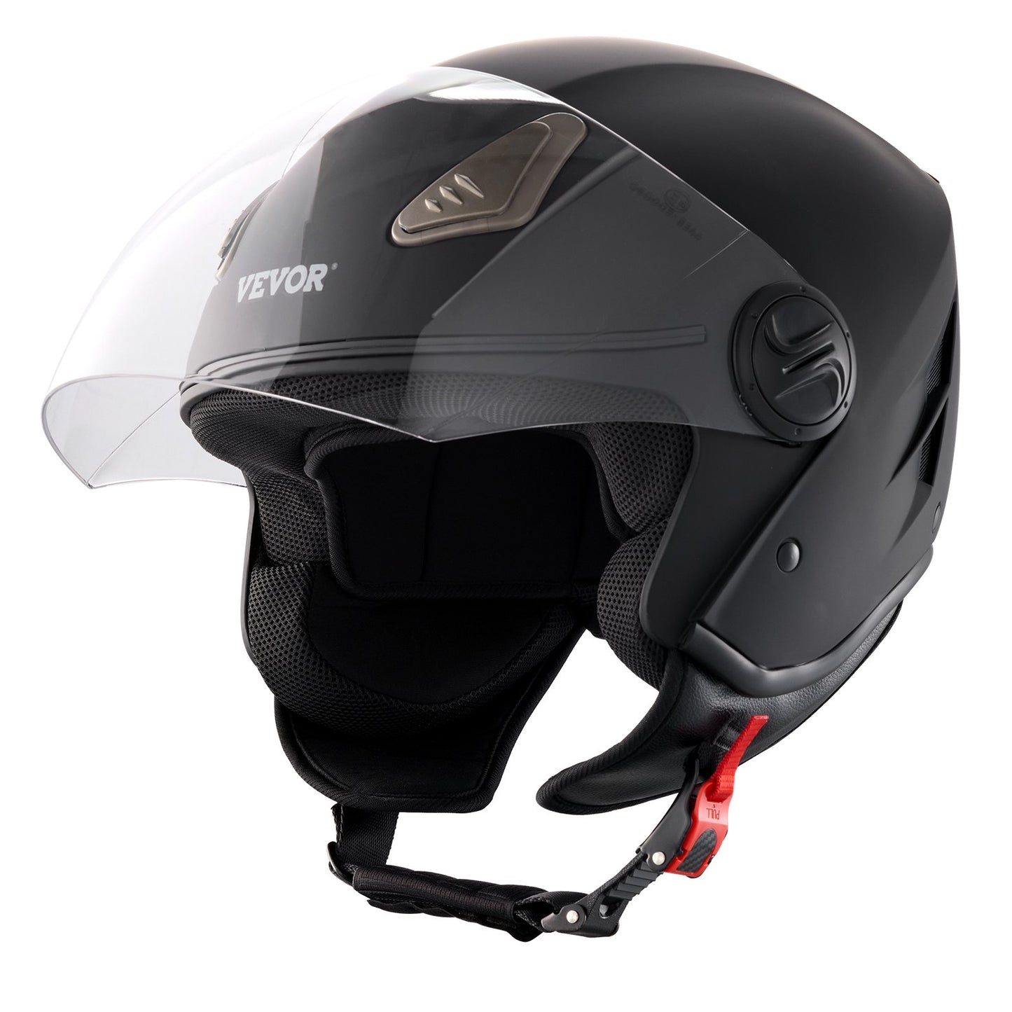 3/4-Face Motorcycle Helmet Motocross Helmet with Bluetooth Slot