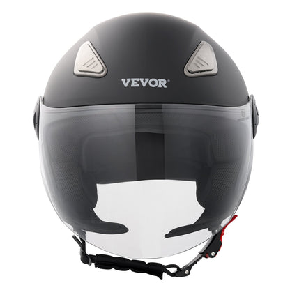 3/4-Face Motorcycle Helmet Motocross Helmet with Bluetooth Slot