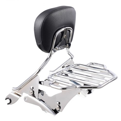 Motorcykel Ryggstöd Sissy Bar med Bagagehållare Harley-Davidson Touring