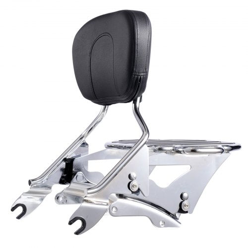 Motorcykel Ryggstöd Sissy Bar med Bagagehållare Harley-Davidson Touring