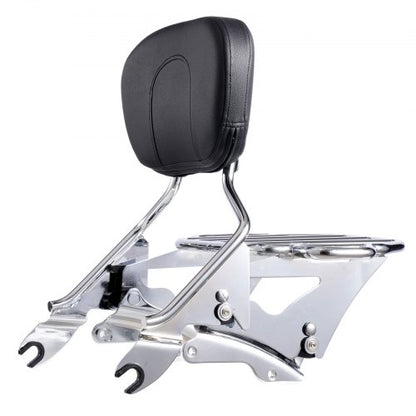 Motorcykel Ryggstöd Sissy Bar med Bagagehållare Harley-Davidson Touring