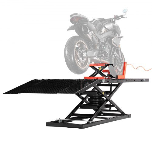 Motorcykel Domkraft 1500lb Pneumatisk Motorcykel Stativ Avtagbar Arbetsbänk |  EU