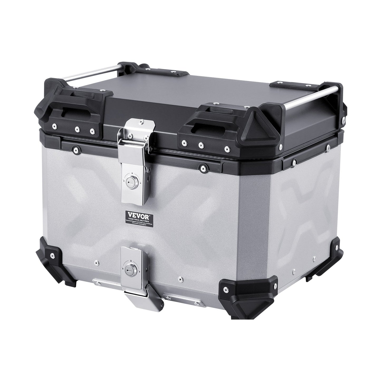 45L Motorcycle Top Case Universal Motorcycle Tail Box with leather lining