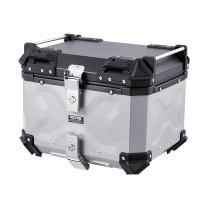 45L Motorcycle Top Case Universal Motorcycle Tail Box with leather lining