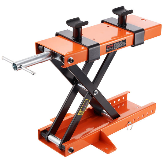 Motorcykel Lift Scissor Jack Stand 1100 Lb med sadel ATV Lift Dirt Bike