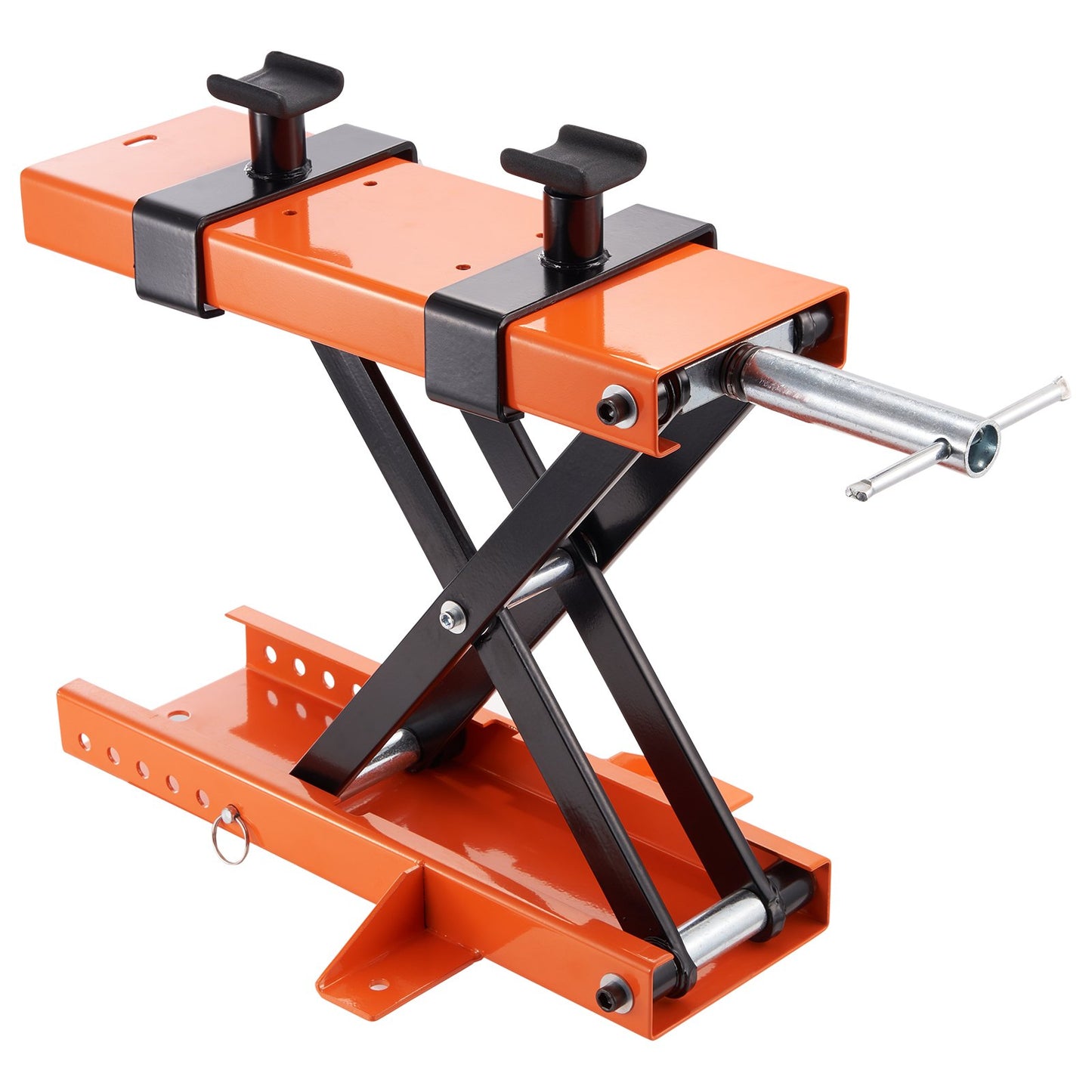 Motorcykel Lift Scissor Jack Stand 1100 Lb med sadel ATV Lift Dirt Bike