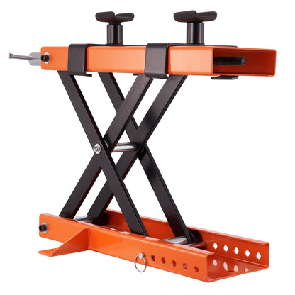 Motorcykel Lift Scissor Jack Stand 1100 Lb med sadel ATV Lift Dirt Bike