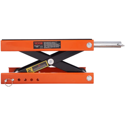 Motorcycle Scissor Jack Lift 1100 lbs Wide Tire Lift Stand for ATVs Bicycle