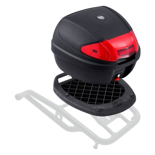 38L Motorcycle Top Case Universal Motorbike Tail with reflective panel
