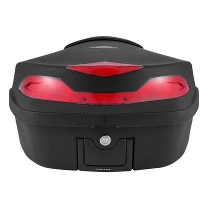 48L Motorcycle Top Case Universal Motorbike Tail with reflective panel