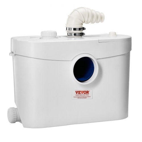 Zerhackerpumpe, 900 W, 48 GPM Durchfluss, 40 Fuß Hubhöhe für Toilette/Kellerspüle | EU