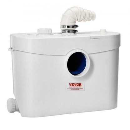 Zerhackerpumpe, 900 W, 48 GPM Durchfluss, 40 Fuß Hubhöhe für Toilette/Kellerspüle | EU