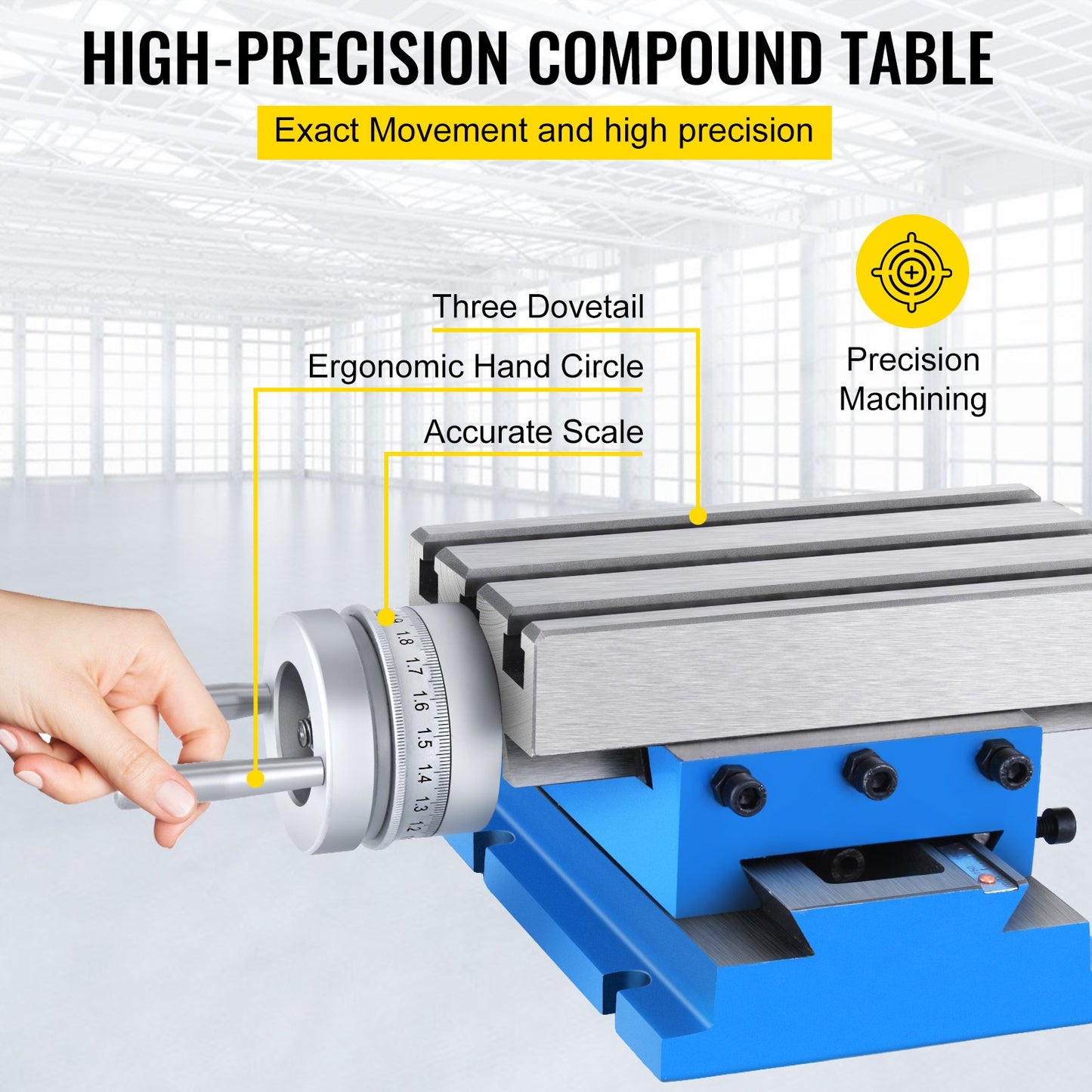 Milling machine Work table Cross slide table 4"x7.3" mix for bench drill vice