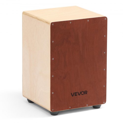 Cajon Box Drum Björkträ Kompakt Slagverksinstrument med Virveltrumma |  EU