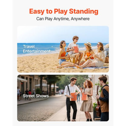 Cajon Box Trumma Trä Slagverksinstrument med Gitarrsträngar Reseväska |  EU