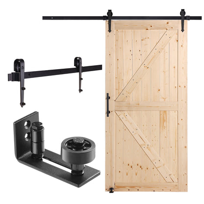 Scheunentor und Hardware-Kit 30" x 42" Holz-Schiebetür-Kit glatt