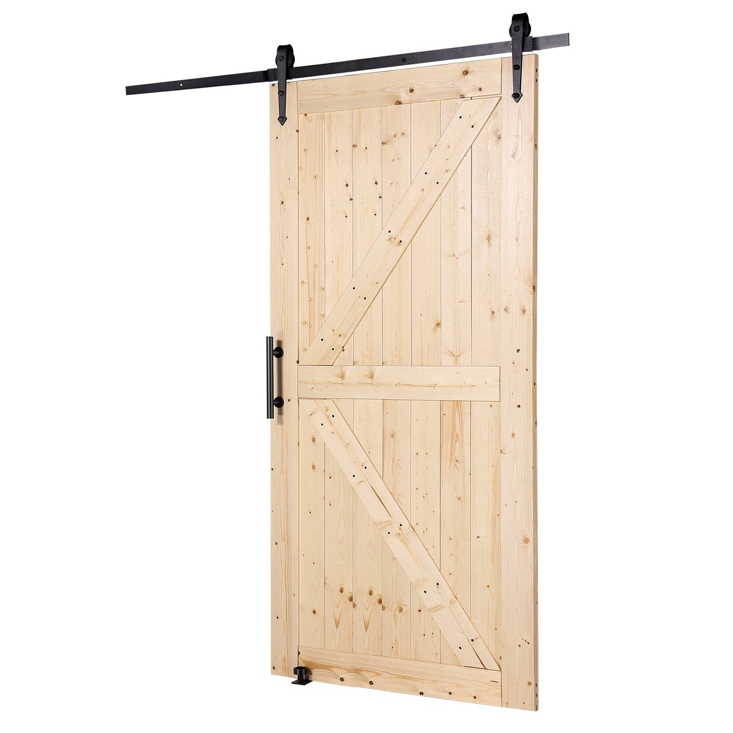 Scheunentor und Hardware-Kit 30" x 42" Holz-Schiebetür-Kit glatt