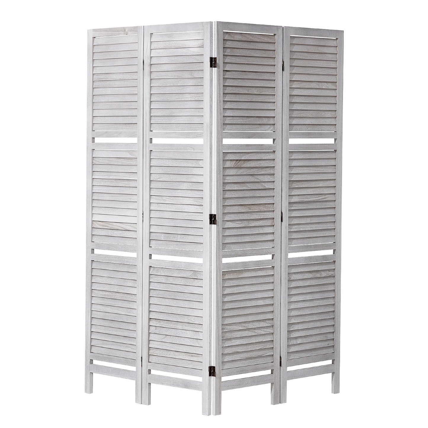 Trä Rumsavdelare Träskärm 4 Panel för rumsseparation hemmakontor