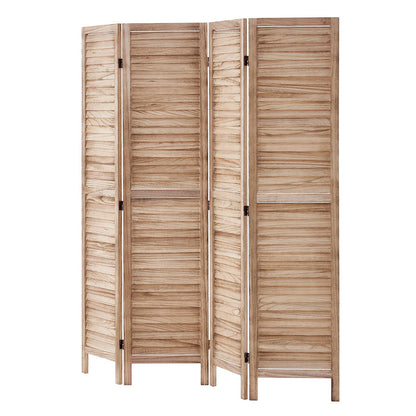 Wood Room Divider Wood Privacy Screen 4 Panel Room Divider