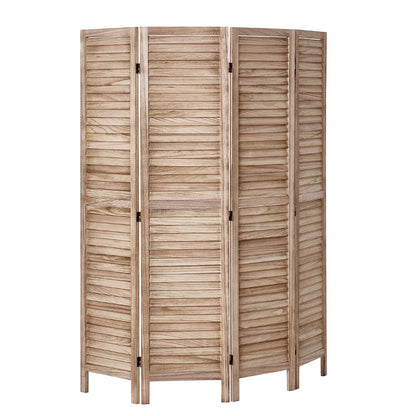 Wood Room Divider Wood Privacy Screen 4 Panel Room Divider