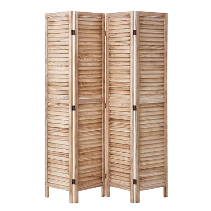 Wood Room Divider Wood Privacy Screen 4 Panel Room Divider