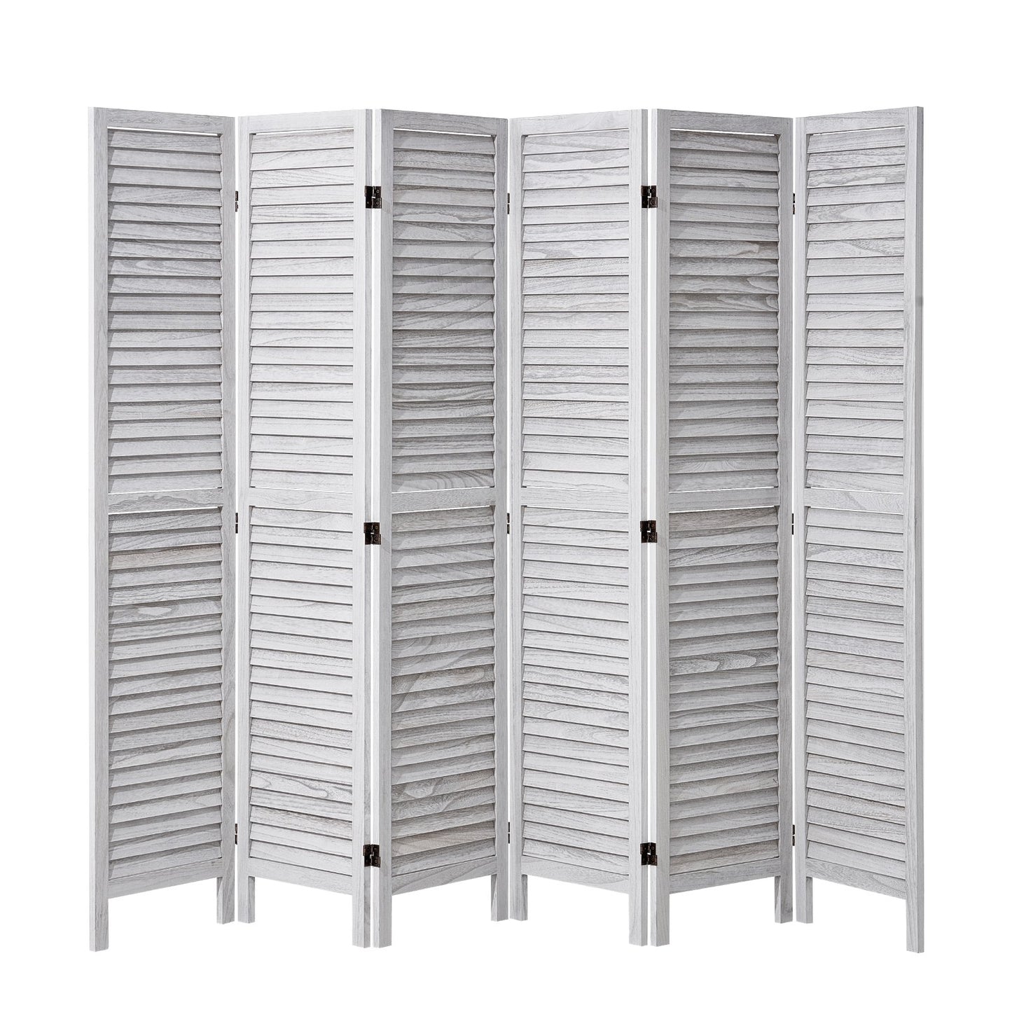Wood Room Divider Wood Privacy Screen 6 Panel Room Divider
