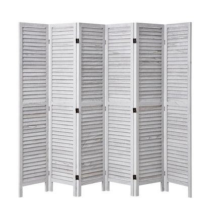 Wood Room Divider Wood Privacy Screen 6 Panel Room Divider