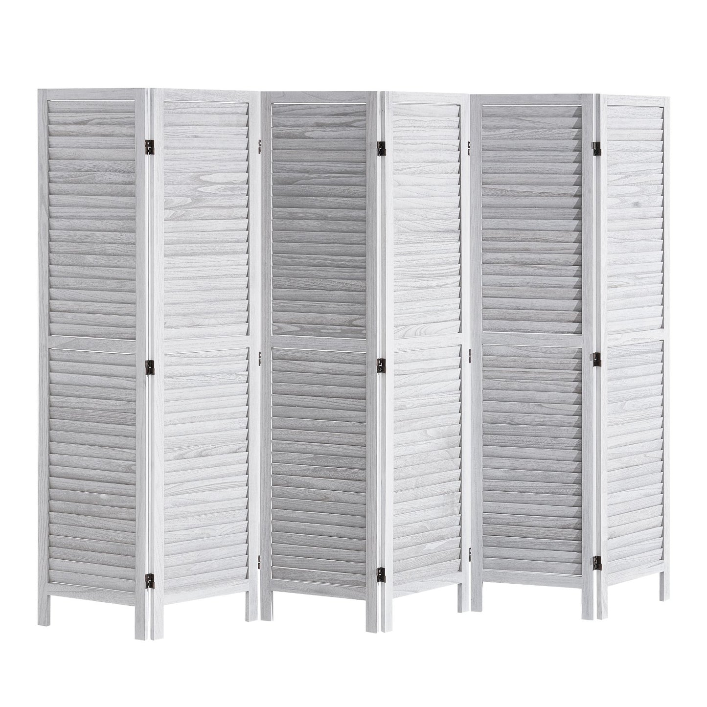 Wood Room Divider Wood Privacy Screen 6 Panel Room Divider