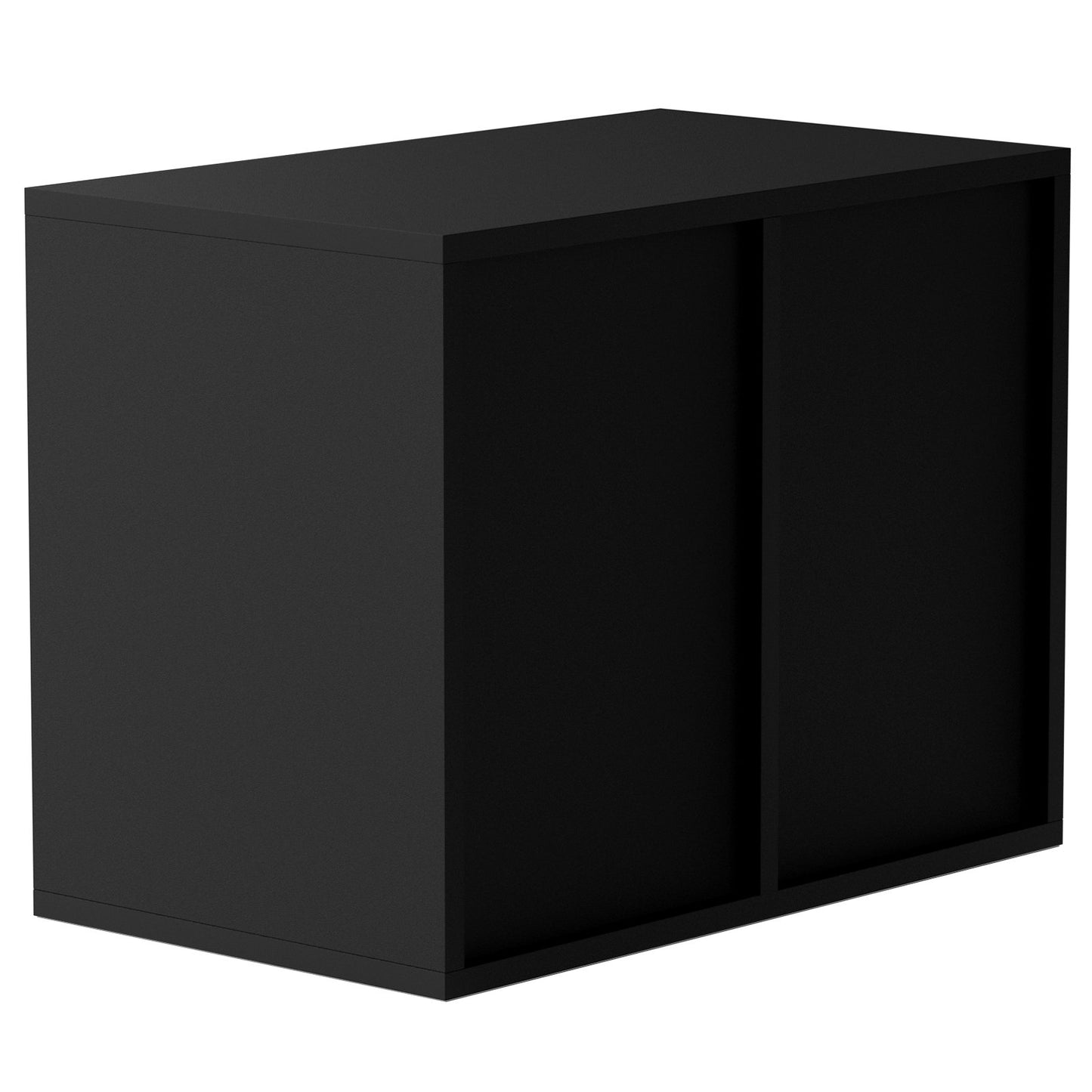 Wood Literature Organizer, 12 fack, filsorterare med flyttbara hyllor, brevlådor för kontorshem Klassrumspostrumsorganisation, EPA-certifierad, svart