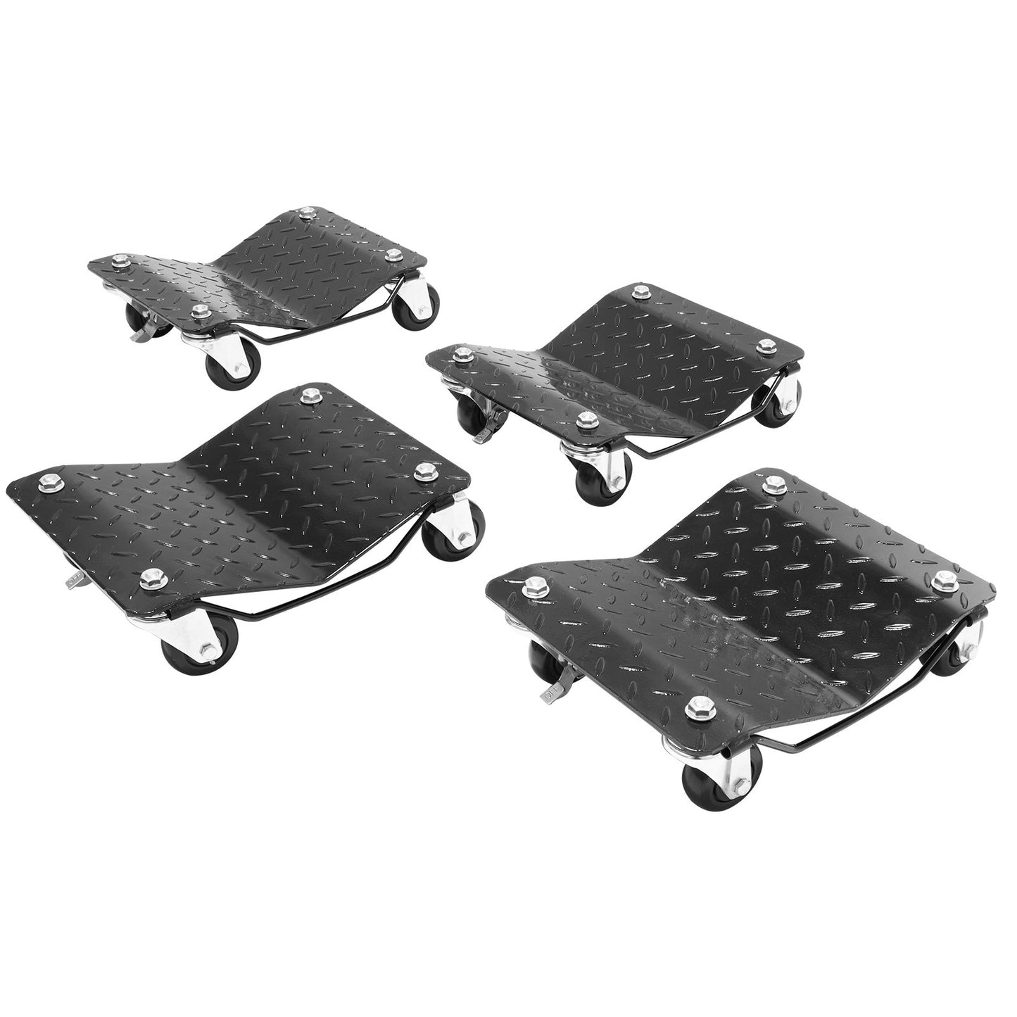 Car Dolly Wheel Tire Dolly 4 ST Heavy Duty Skate Auto Repair Dolly 6000LB