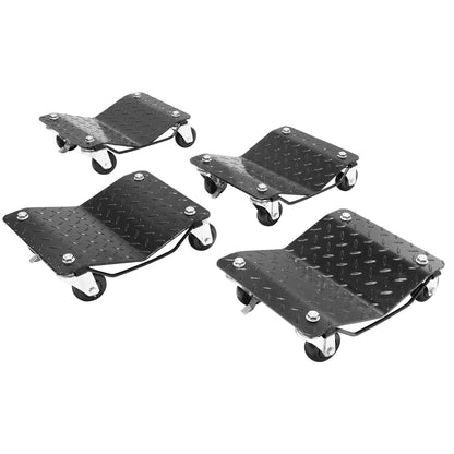 Car Dolly Wheel Tire Dolly 4 ST Heavy Duty Skate Auto Repair Dolly 6000LB