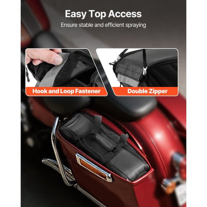 Motorcykel Sadelväska Innerväska, 18 L Insatsförvaring Resebagageväska Organizer, Kompatibel med Harley Davidson 1993-2022 Touring Road/Street Glide/Electra Glide/Road King Sadelväska, Svart |  EU
