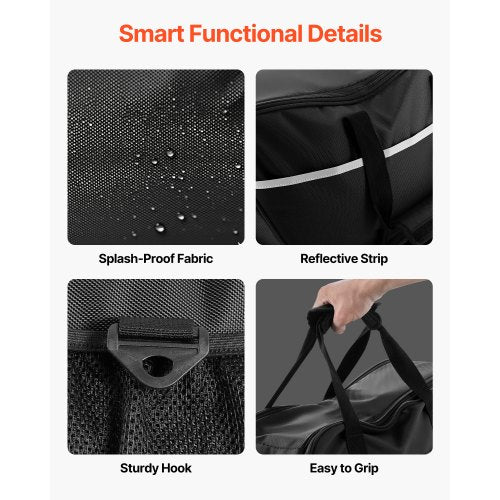 Motorcykel Sadelväska Innerväska, 18 L Insatsförvaring Resebagageväska Organizer, Kompatibel med Harley Davidson 1993-2022 Touring Road/Street Glide/Electra Glide/Road King Sadelväska, Svart |  EU