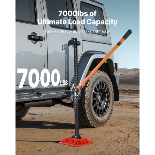 122cm off-road agricultural jack with base 3.18 ton high lift tractor vehicle