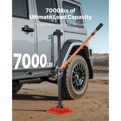 122cm off-road agricultural jack with base 3.18 ton high lift tractor vehicle