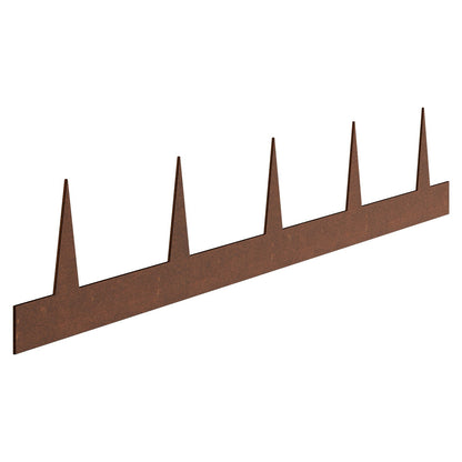 Steel Landscape Edging 10-Pack 40 x 4.5 Inch Weather Resistant for Garden Lawn