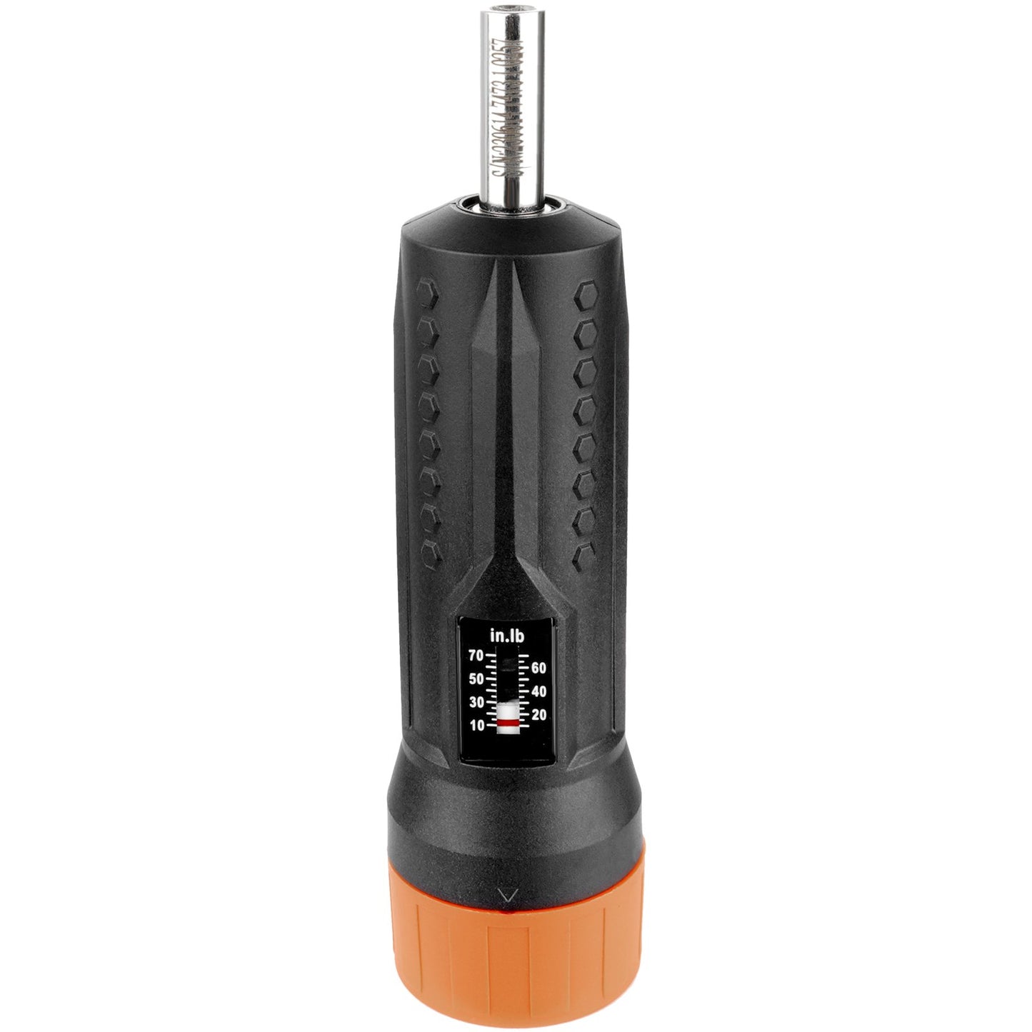 Vridmomentskruvmejsel 1/4" intervall 10-70 in/lb med 1 in-lb stegvis vyfönster