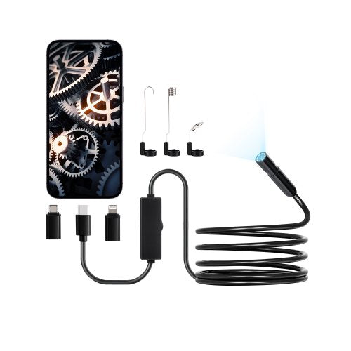Endoskopkamera 1920P HD Boreskop für Android und iOS mit 3m Kabel | EU