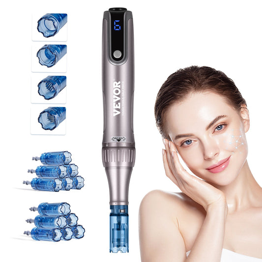 M8S Professional Microneedling Pen 6-Speed Electric Beauty Pen 12 nålar