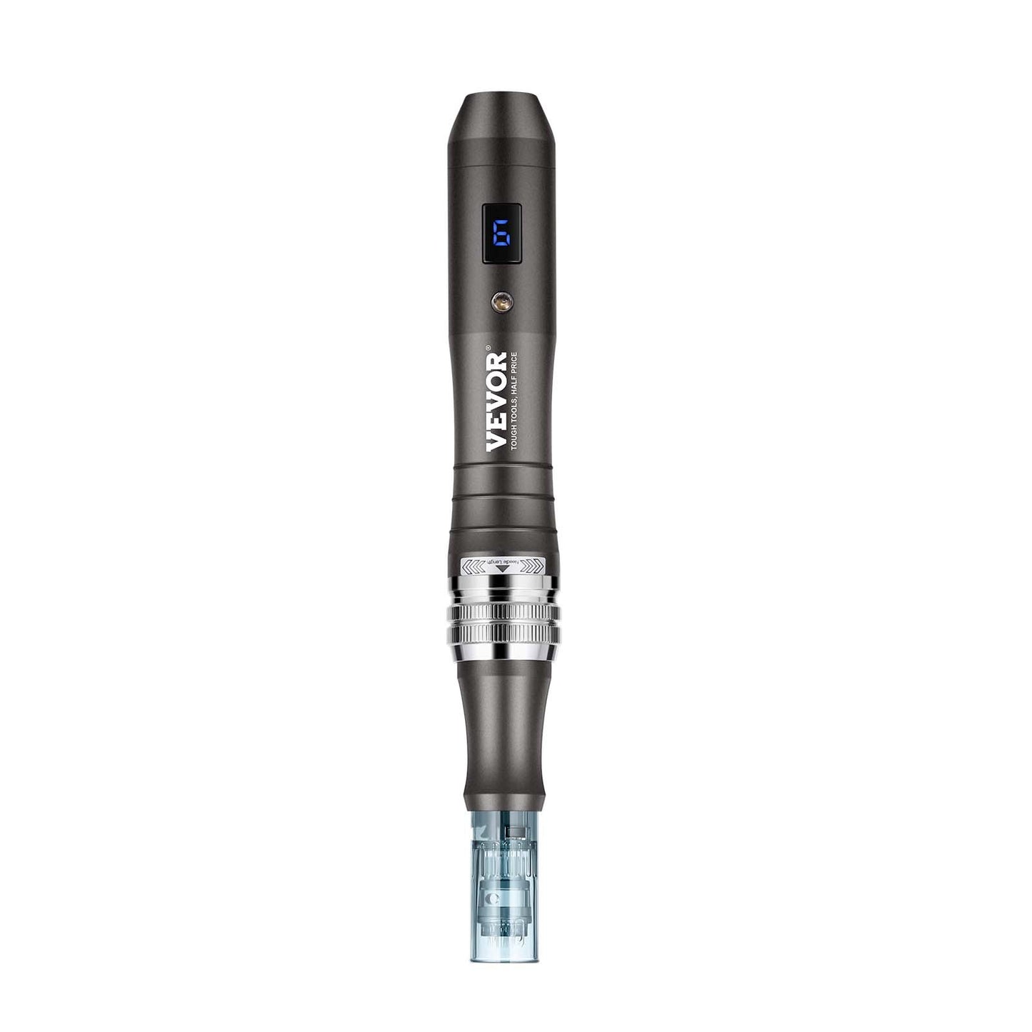 Professional Microneedling Pen 6-Speed Electric Beauty Pen med 6 nålar